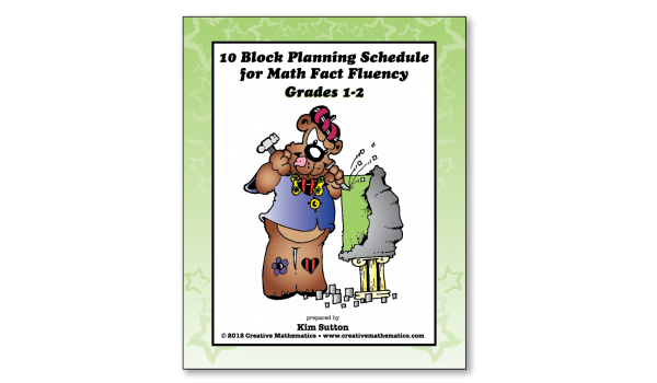Grades 1-2 10 Block Schedule for Math Fact Fluency