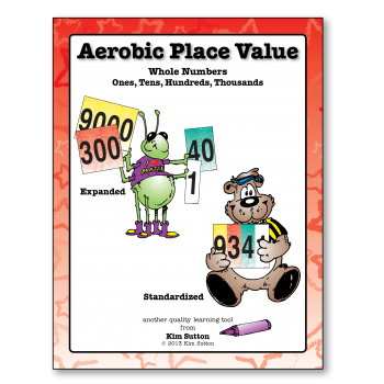 Aerobic Place Value Cards - Whole Numbers