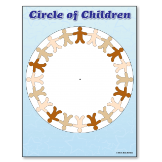Circle of Children Graph Poster