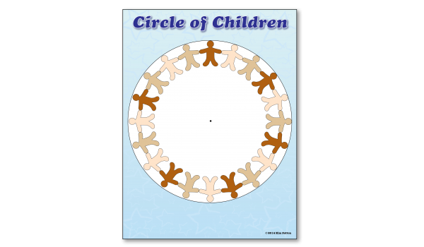 Circle of Children Graph Poster