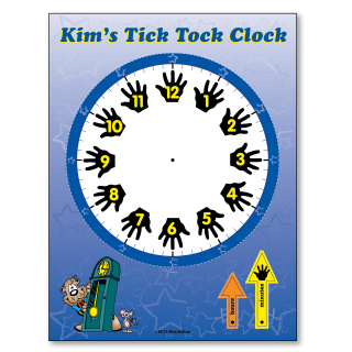 Kim's Tick Tock Clock Poster