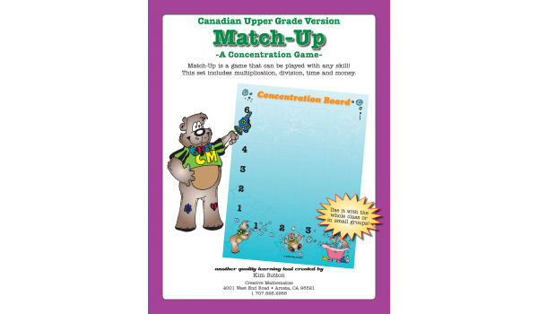 Match-Up Concentration - Canadian - PDF - Upper