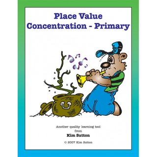 Place Value Concentration - Primary 1's and 10's PDF
