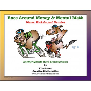 Race Around - Money and Mental Math - Dimes, Nickels and Pennies PDF