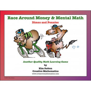 Race Around - Money and Mental Math - Dimes and Pennies PDF