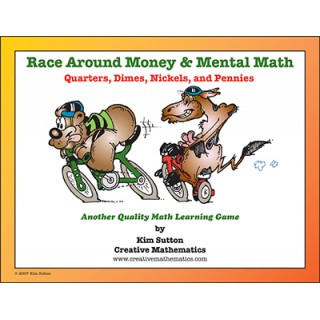 Race Around - Money and Mental Math - Quarters, Dimes, Nickels and Pennies PDF