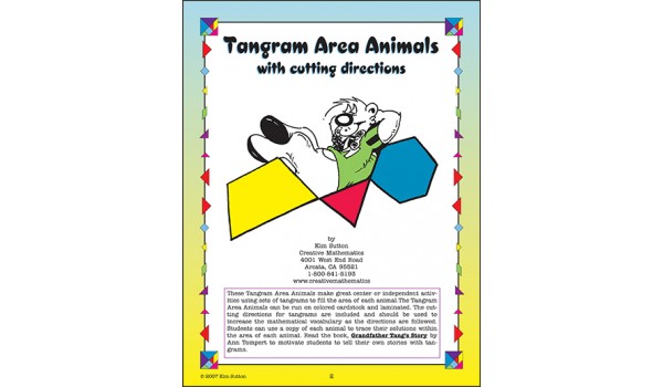 Tangram Area Animals PDF